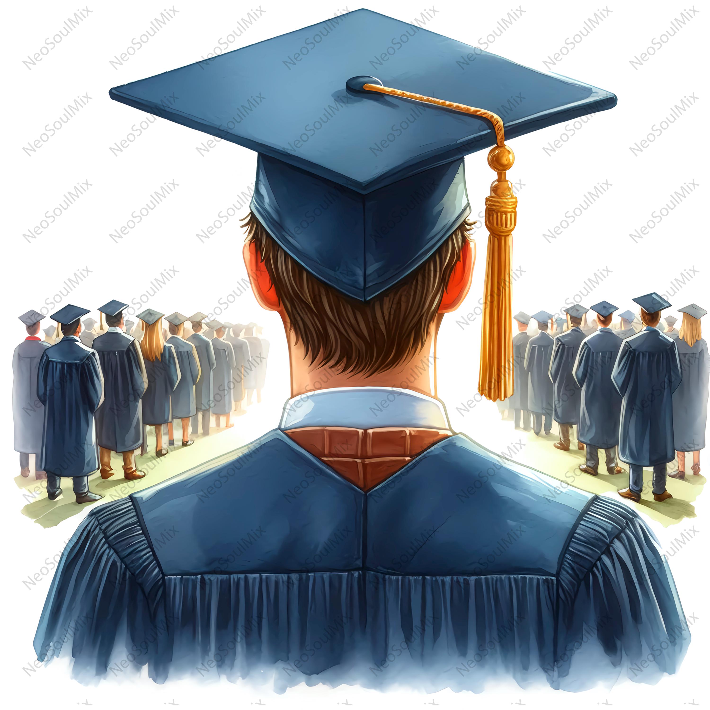 23 Graduate Boy Clipart | Student Grad Designs | High-quality JPG Files ...