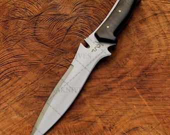 Handmade Jack Krauser Knife Replica: RE4 Tactical Bowie with Sheath