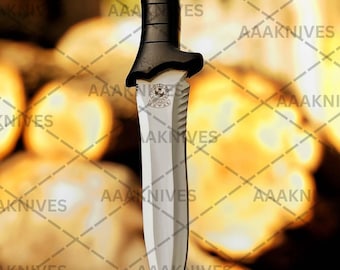 Handmade D2 Steel Leon Kennedy Knife: Resident Evil 4 Replica