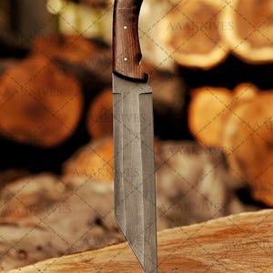 Cuchillo vikingo Seax hecho a mano: auténtica hoja medieval, regalo perfecto para él.