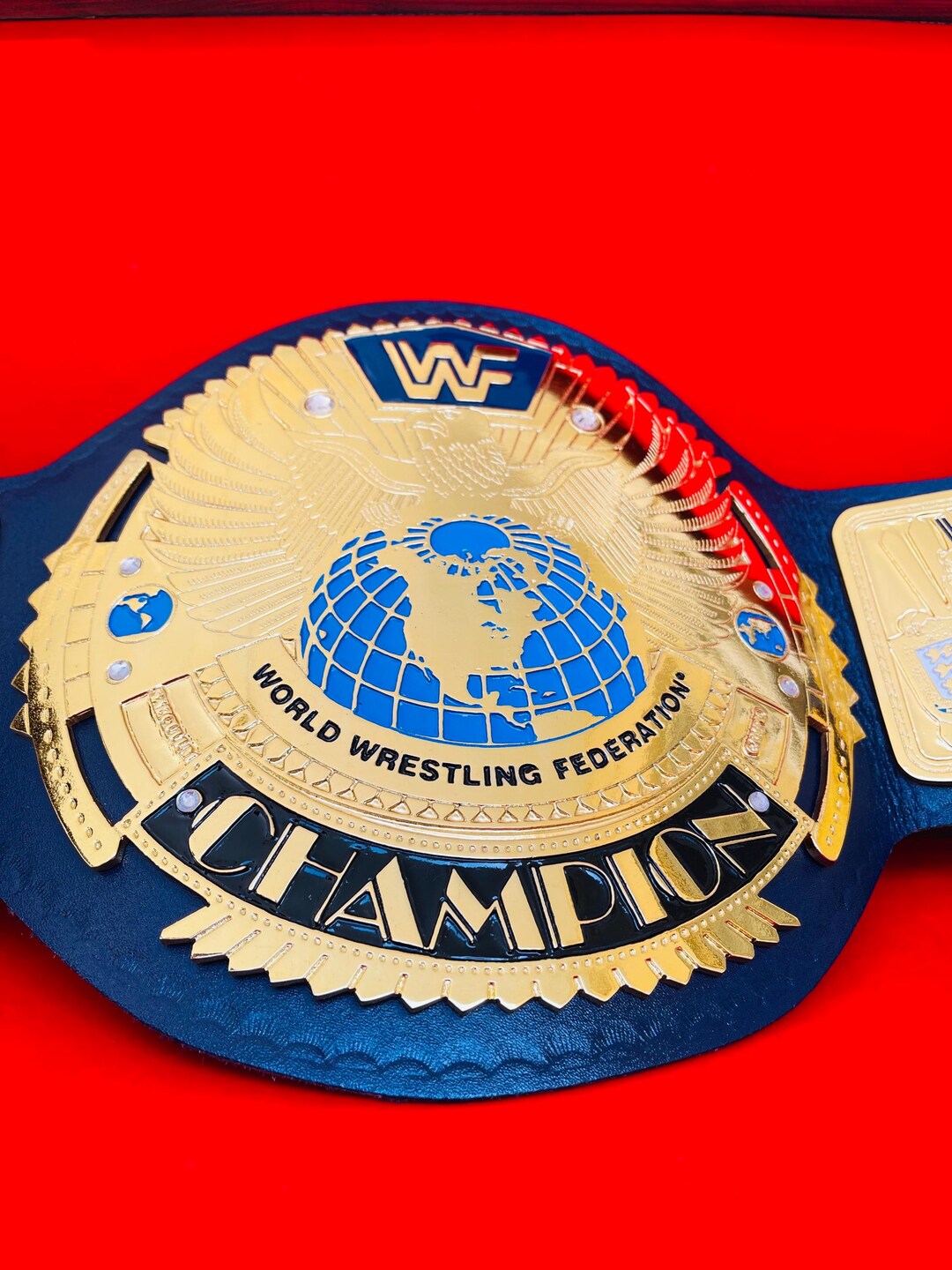 ★良品★ IBF ワールドチャンピオン レプリカ チャンピオンベルト WWFビッグイーグルチャンピオンシップレプリカベルト 4mm 金メッキ亜鉛
