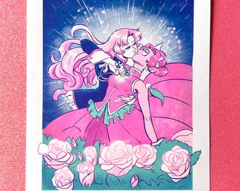 Utena and Anthy Risograph