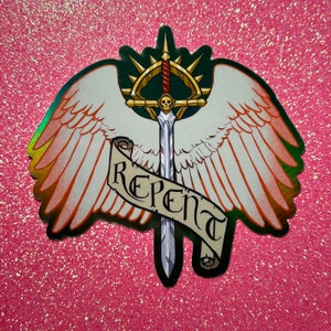 Angels of the Forest Holographic Sticker