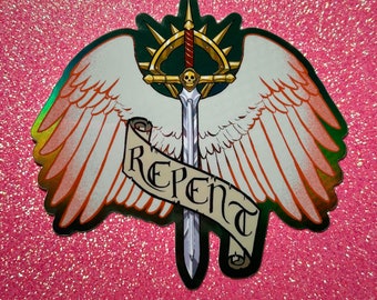 Angels of the Forest Holographic Sticker