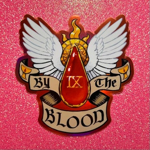By the Blood Holographischer Sticker