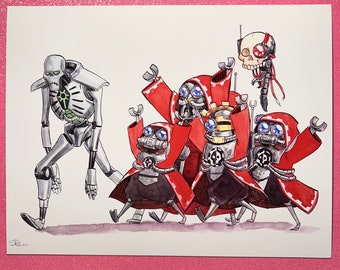 Impresión de 40k de Adoración de los Antiguos