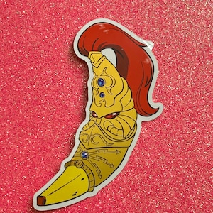 Bananastodes Metallic Aufkleber