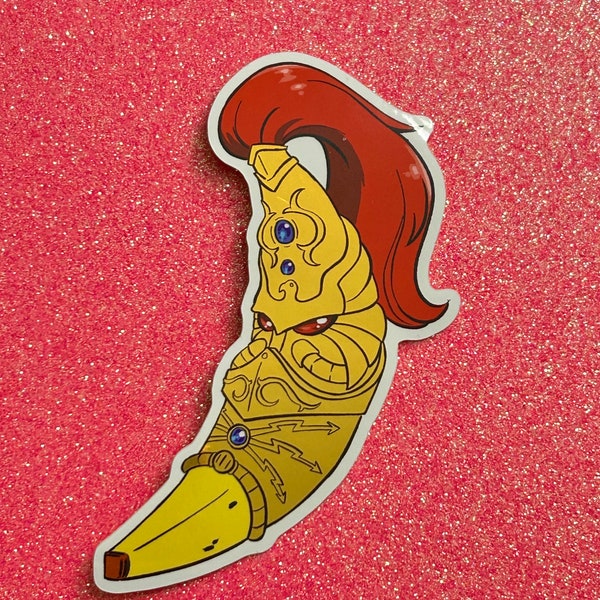 Bananastodes Metallic Aufkleber