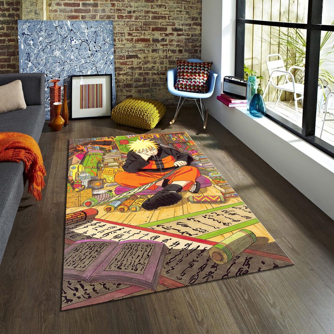 Anime Rug, Cool Anime Style, Gaming & Anime Aesthetic Artwork, Geek ...