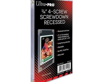 Ultra Pro 1/4" 4-Screw Recessed Holder