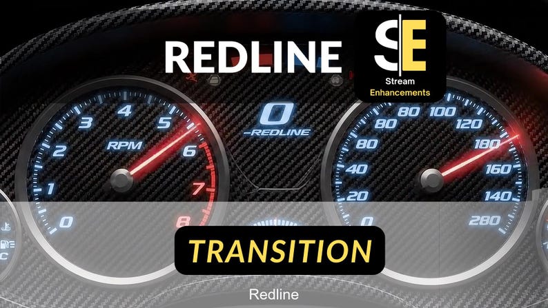 Redline Stinger Transition | Racing Dashboard VFX Optimized for ...