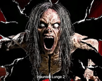 Haunted Lunge Stinger Transition | Horror Crawling Ghoul Stream Animation