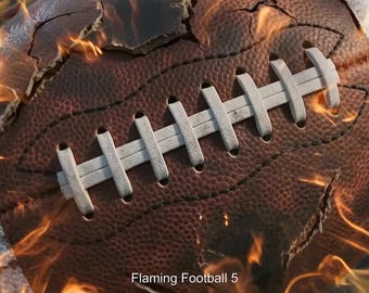 Flaming Football Stinger Transition | Intense Sports Stream Animation (Horizontal 16-9)