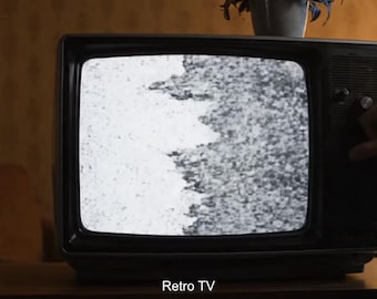 Retro TV Stinger Transition | Vintage Static VFX Optimized for Streaming