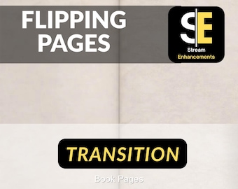 Flipping Pages Stinger Transition | Book & Story VFX Optimized for Streaming