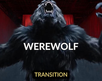 Werewolf Transformation Stinger Transition | Horror Monster VFX Optimized for Streaming (Instant Digital Download)