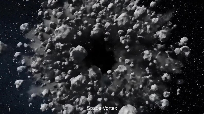 Vortex Devouring Space Rocks Space Vortex Stinger Transition | Cosmic Sci-fi VFX Optimized for ...