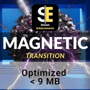 Polarity Storm Stinger Übergang | Magnetisches Metall VFX Optimiert für Tracking