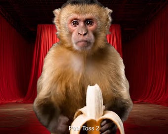 Funny Monkey Banana Peel Stream Transition (Digital Download)