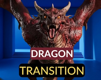 Transición de aguijón de Dragon's Descent / Efectos visuales de fantasía épica optimizados para streaming (descarga digital instantánea)