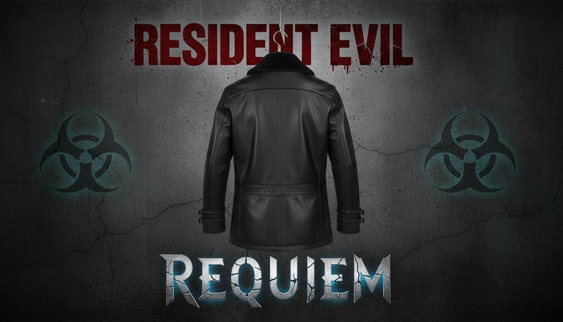 Resident Evil Requiem Leon S Kennedy Handmade Leather Jacket Game ...