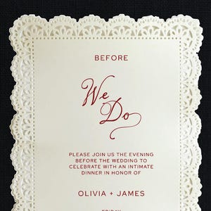 Rehearsal Dinner Invitation Template: Romantic Script, Editable in Canva (4x6 & 5x7) (Digital Download)