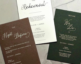 Rehearsal Dinner Invitation Template: Romantic Script, Editable in Canva (4x6 & 5x7) (Digital Download)