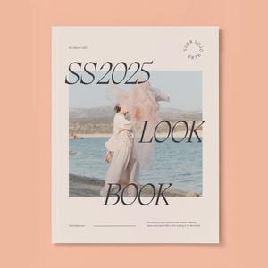 Ebook Canva Template | Fashion Lookbook | Minimal Modern Printable Magazine | Model Photographer Production Professional Portfolio Builder