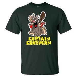 CAPTAIN CAVEMAN 1970er Jahre Samstag Morgen Cartoon Retro T-Shirt