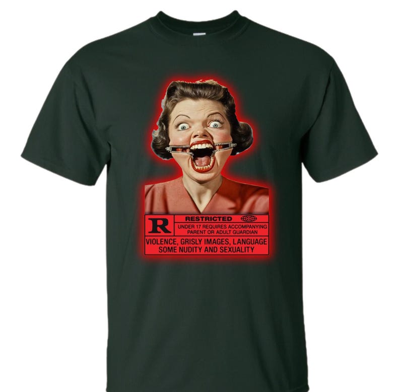 SCREAM QUEEN Rated R Funny Horror Movie T Shirt - Etsy