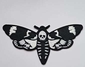 Toppa termoadesiva ricamata a forma di cicala, con applicazione termoadesiva