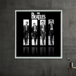 The Beatles Album Cover, Beatles Wall Art, The Beatles Poster, High Quality, Framed Art, Ready To Hang, Wall Art Print, Man Cave, Wall Decor