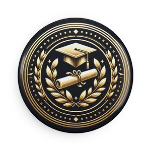 Graduation Button Magnet Set: Celebration Souvenirs