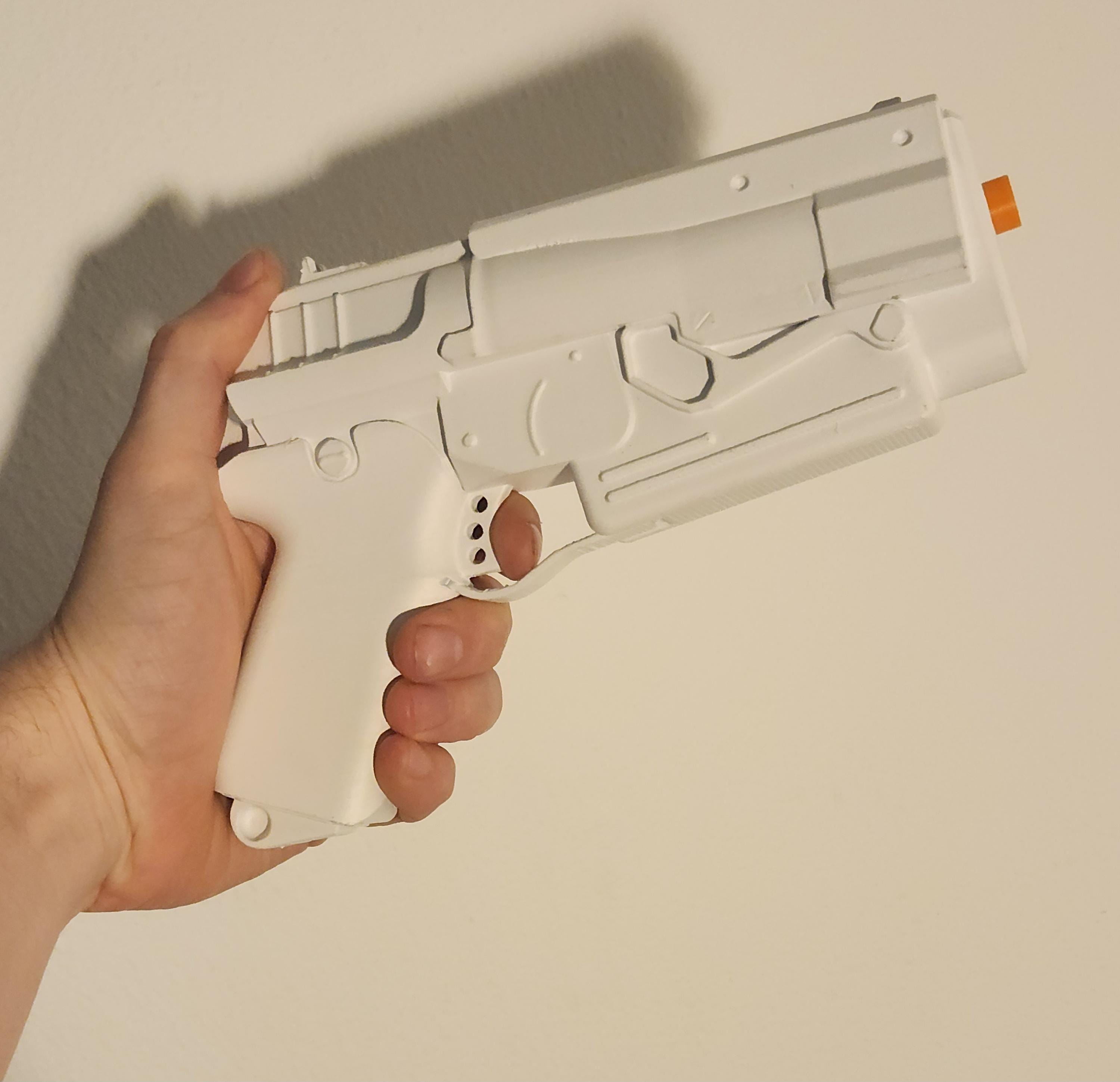 10mm Wasteland Pistol Replica – Post-Apocalyptic Cosplay Prop for Survivalists & Scavengers