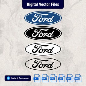 Car Logo Vector, Digital Iconic Car, Bundle Layered SVG, Cricut, Instant Download