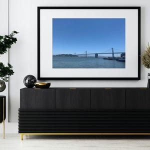 San Francisco Bay Bridge, minimalist photography