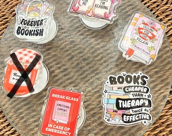 Bookish Phone Grip | Book Lover Phone Grip | Reader Gift | BookTok Accessory | Cute Phone Stand