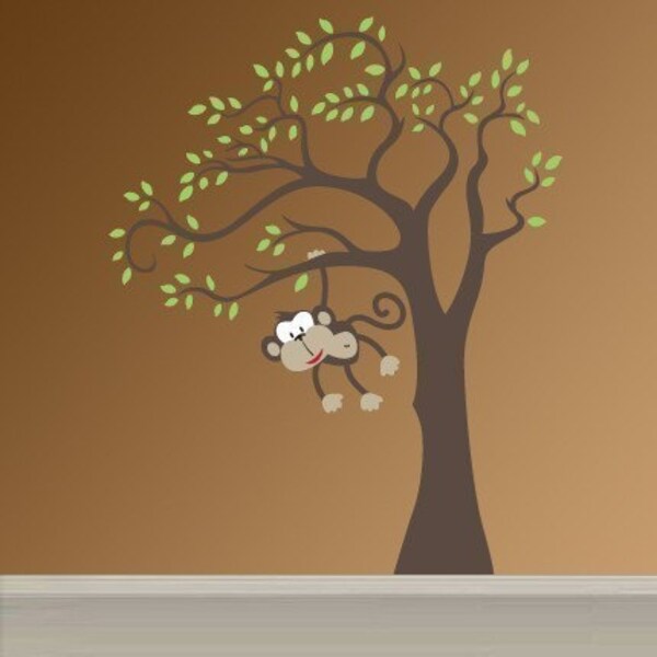 Removable Wall Stickers - Another Monkey on the Tree (YK 1-15)