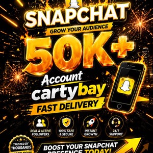 Snapchat 50K+ Score-konto | 50000+ Snapscore-konto (snabb leverans)