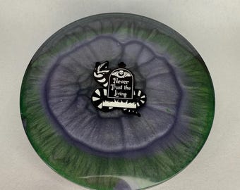 Handmade Beetlejuice Coaster - Movie Fan Gift, Halloween Decor