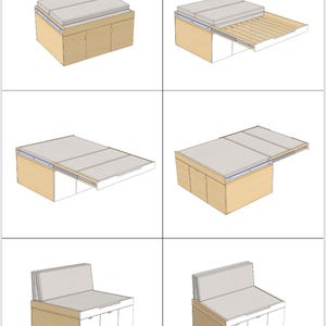 CNC Camper Bed Plans – Pull-out Camper Bed Unit With Storage for Medium ...