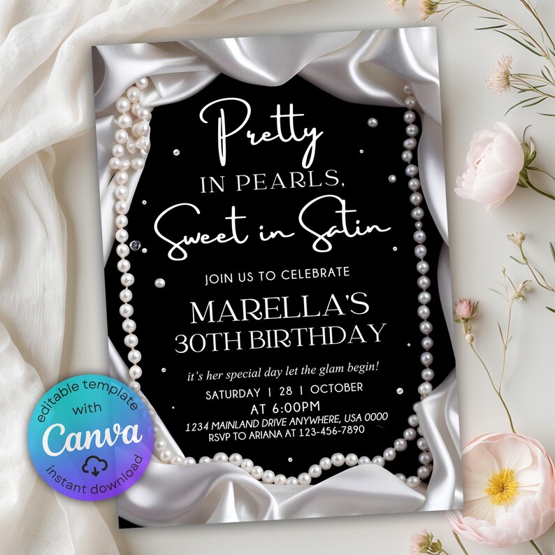 chic party invite,
adult invitation,
satin birthday card,
Adult party Invite,
elegant invite,
elegant birthday, champagne theme,
luxury birthday,
Pearl Invitation,
elegant party,
young adult invite,
glam invitation,
satin pearl design,
satin glam card,
gold pearl invite,
Classy Party Invite,
satin and pearls,
pearls and satin,
Glam Party Invite,
Elegant Birthday Invite, Pearls and Satin Party Invitation, Elegant Adult Birthday, Luxury White Invitation, Glam Party Invitation, Classy Invitation