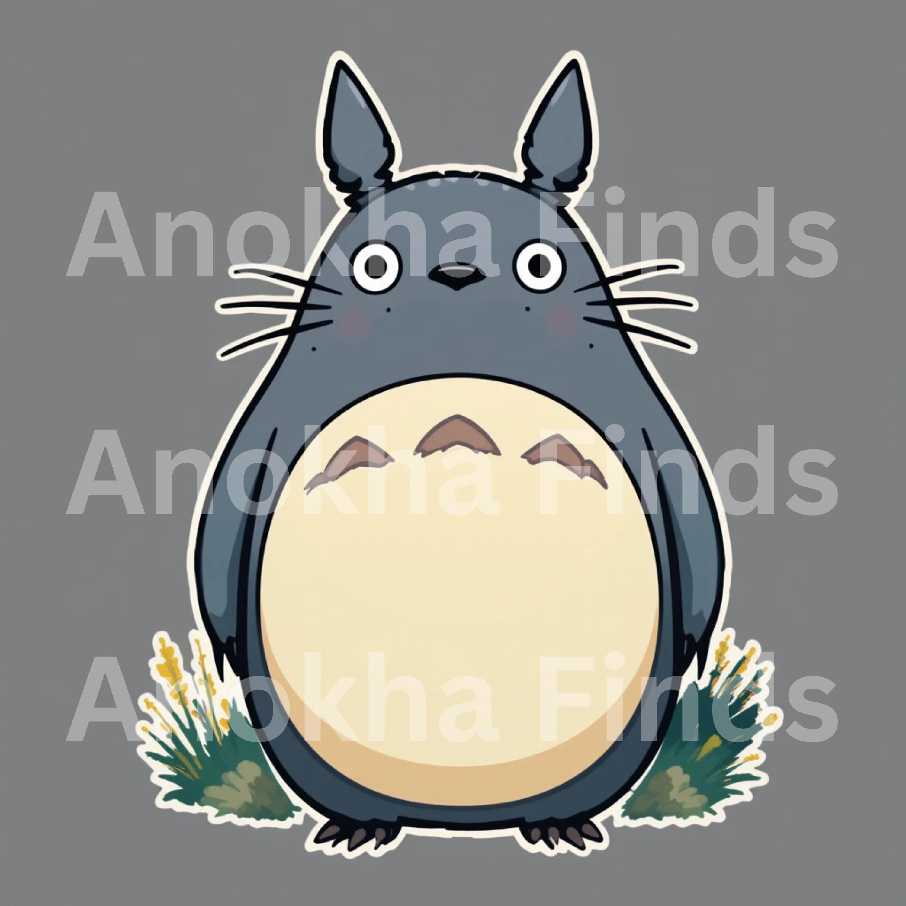 Totoro para imprimir - Etsy México, image size:3000x3000