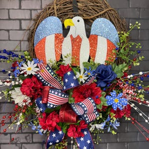 Patriotic Eagle wreath