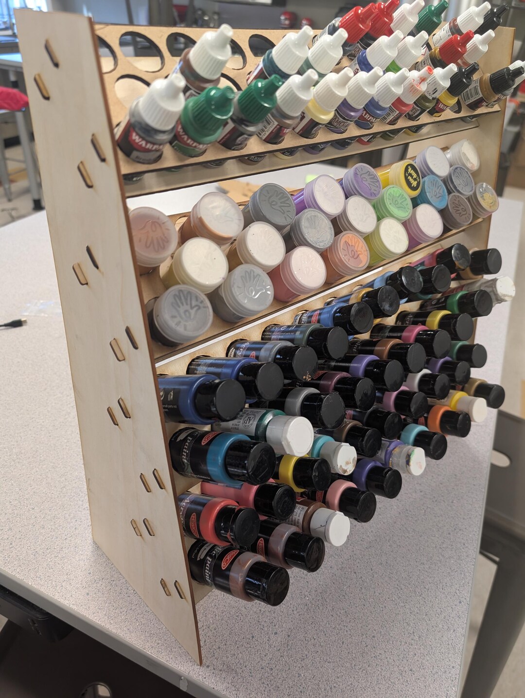 All Panel Paint Rack 4-tier Paint Rack - Digital Files - Etsy