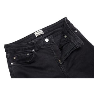 ACNE STUDIOS Skin 5 svarta jeans dam W28/L32 skinny fit stretchig ankel bild 4