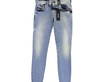 DIESEL D.N.A. Grupee-Ankle Super Slim-Skinny 084DK Jeans da donna taglia W23/L32