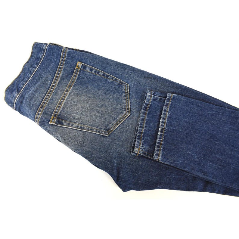 ACNE STUDIOS Town Vintage Jeans Mens W29/L32 Distressed Ankle Length Buttons image 6
