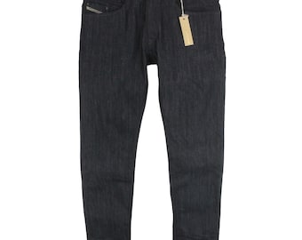 DIESEL Iakop Jeans Regular Slim-Tapered 0880G da uomo, taglia W34/L34, con bottoni rigidi