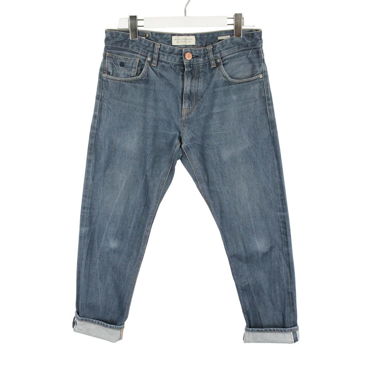 新品】SCOTCH&SODA デザイン デニム W34 L32 新品】SCOTCH&SODA 